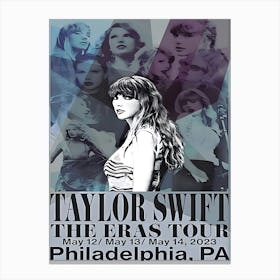 Taylor Swift The Eras Tour 2023 Canvas Print