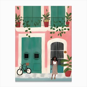 Cuba House Canvas Print