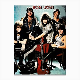 Bon Jovi band music Canvas Print