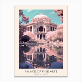 Palace Of Fine Arts Mexico City Mexico 2 Travel Poster Canvas Print