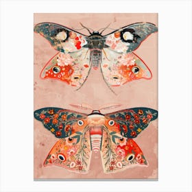 Butterfly Symphony William Morris Style 1 Canvas Print