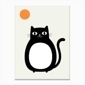 Black Cat 17 Canvas Print