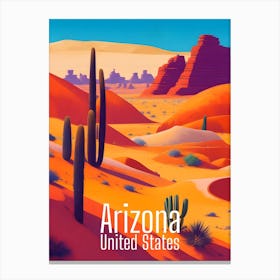 Arizona Desert USA Canvas Print