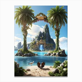 Fantasy Island Canvas Print