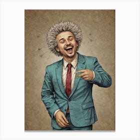 Albert Einstein Canvas Print