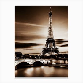 Eiffel Tower In Paris 1 Canvas Print