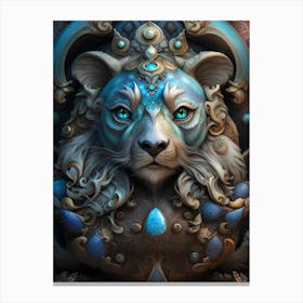 Lion god Canvas Print