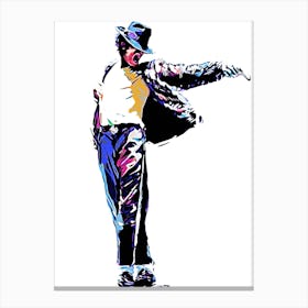 Michael Jackson king of pop music 32 Canvas Print