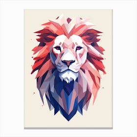 Lion Abstract Pop Art 1 Canvas Print