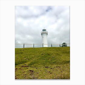 Lighthouse On The Hill Canvas Print
