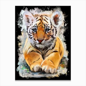 Tiger Cub Canvas Print