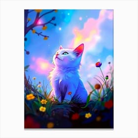 Feline Creative Cat Illustration 56 1 Canvas Print