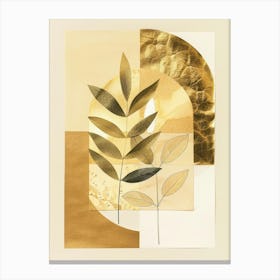 Gold Leaf Canvas Print 7 Canvas Print