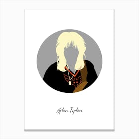 Glen Tipton Guitarist Minimalist Canvas Print