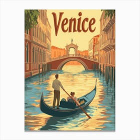 Aihrgdesign A Mid Century Modern Travel Poster For Venice Sho Cacebd19 F2ad 4ce7 Ade6 684a60218035 0 Canvas Print