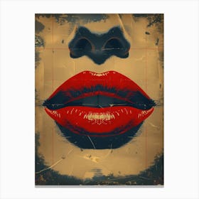 Sexy Lips Canvas Print