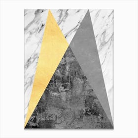 Modern geometry with gold 5 1 Canvas Print