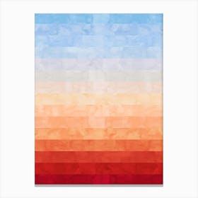 Gradient watercolor 6 Canvas Print