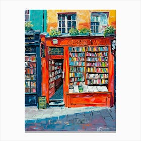 Dublin Book Nook Bookshop 1 Canvas Print