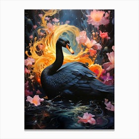 Black Swan 1 Canvas Print