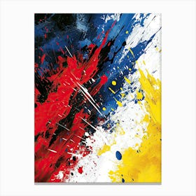 Splatter Painting Pop Art Canvas Print