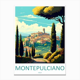 Italy Montepulciano Travel 1 Canvas Print