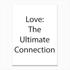 Love And Relationship Quote 13 Canvas Print