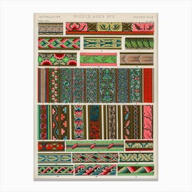 Vintage Pattern Illustration, Owen Jones                                                                                      Canvas Print