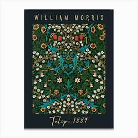 William Morris Tulip Canvas Print