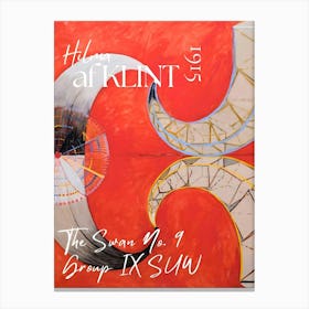 Hilma Af Klint Swan No 1 Group X Sun Canvas Print