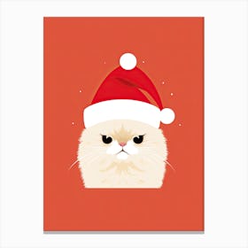 Santa Cat 9 Canvas Print