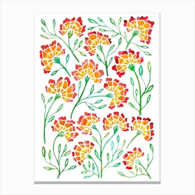 Flowers Game Canvas Print