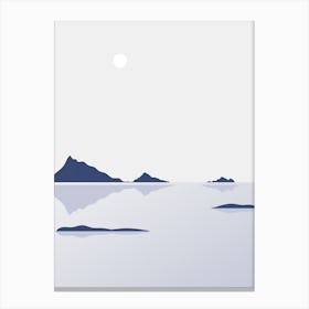 Landscape With Mountains 1 Canvas Print