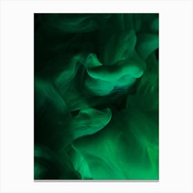 Close Up Of Green Liquid Canvas Print