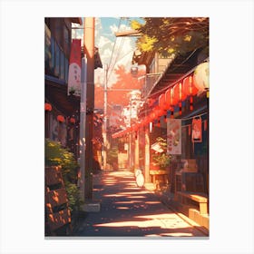 Street In Japan Canvas Print