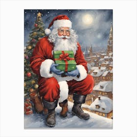 Santa Claus Christmas  Canvas Print