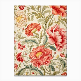 Floral Wallpaper Pattern 7 Canvas Print