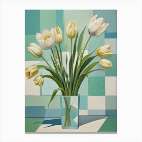 White Tulips no1 Lienzo