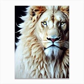 White Lion 6 Canvas Print