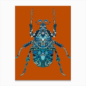 Bejeweled Beetle Canvas Print