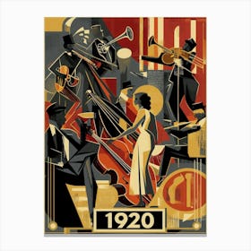 Aihrgdesign A Vintage Art Poster Celebrating The Harlem Renai A9500c41 3e3d 4615 9d65 9176e23fc5c7 3 Canvas Print