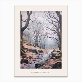 Dreamy Winter National Park Poster  Killarney National Park Ireland 6 Canvas Print