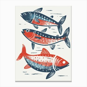 Three Fish 1 Canvas Print