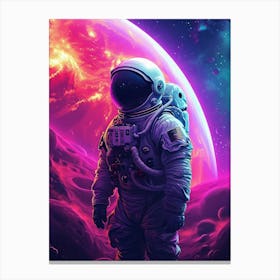 Space Astronaut 2 Canvas Print