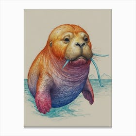 Walrus 8 Canvas Print