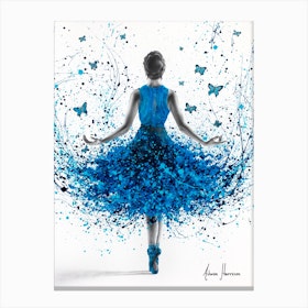 Butterfly Ballerina Canvas Print