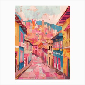 Colombia City Street Canvas Print