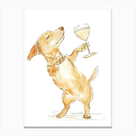 Dachshund 3 Canvas Print