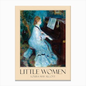 Classic Literature Art - Little Women Canvas Print