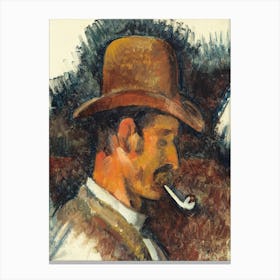 Man With Pipe, Paul Cézanne Canvas Print
